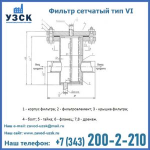 Фильтр сетчатый ФС по Т-ММ-11-2003 в Таганроге