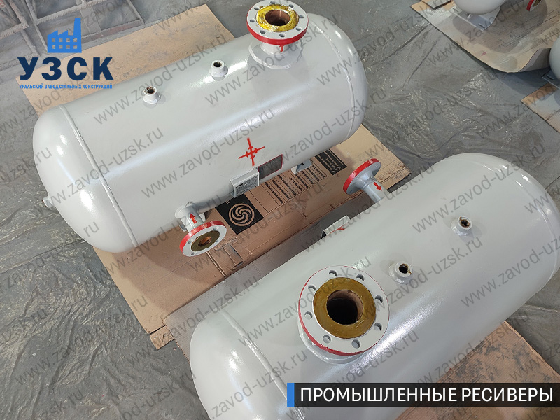 фотография промышленных ресиверовдля газа Таганрог